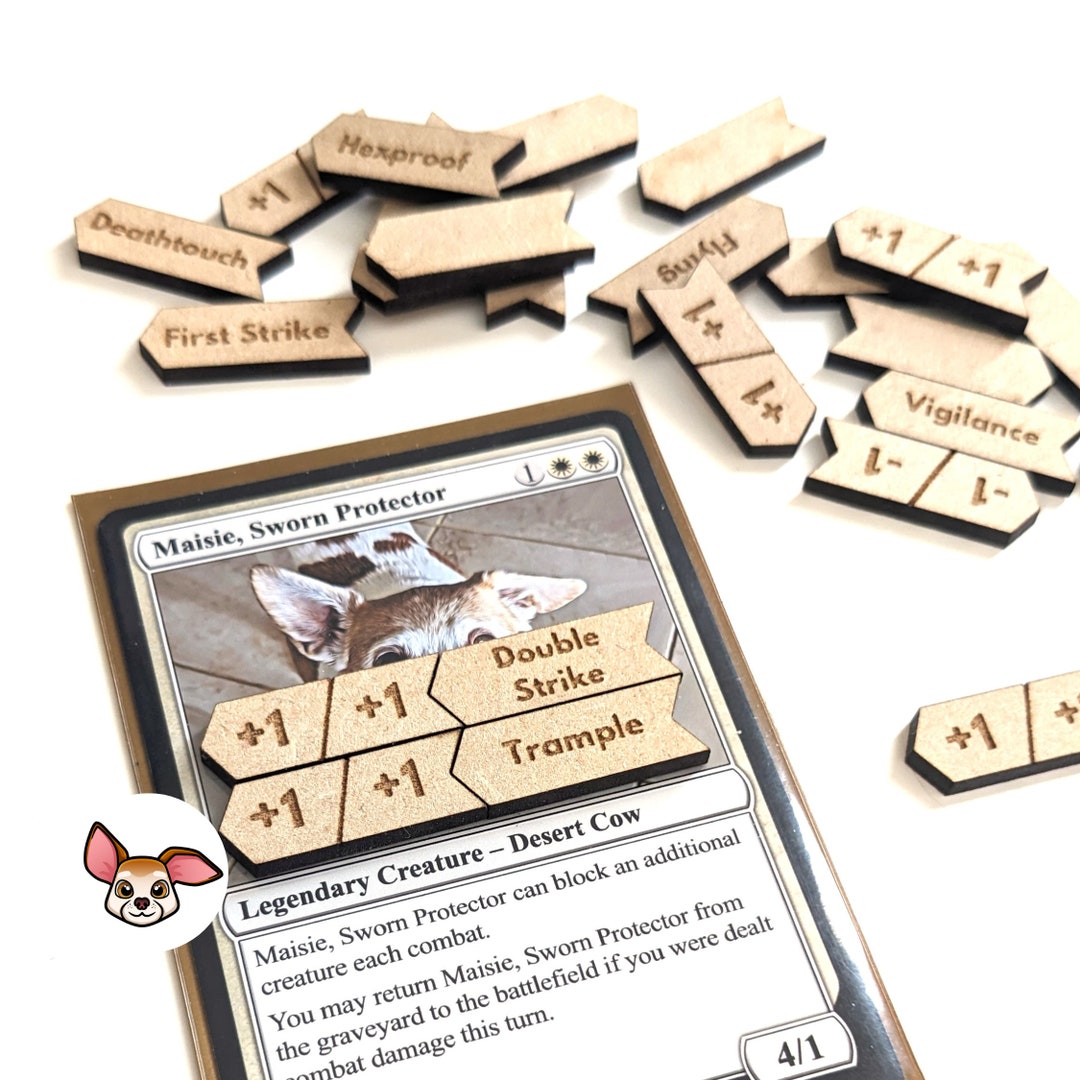 24x Magic the Gathering MTG Counters - Mini Kit - Laser-cut - Etsy