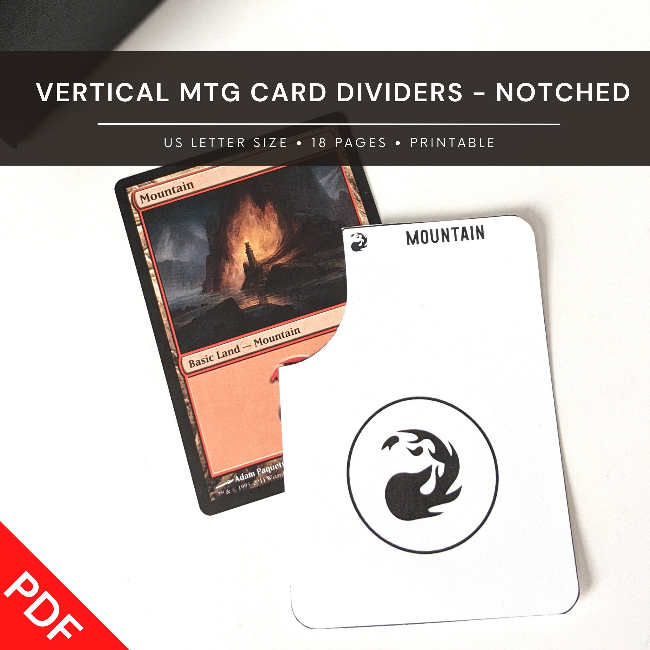 notched-mtg-card-divider-printable-vertical-card-divider-us-etsy