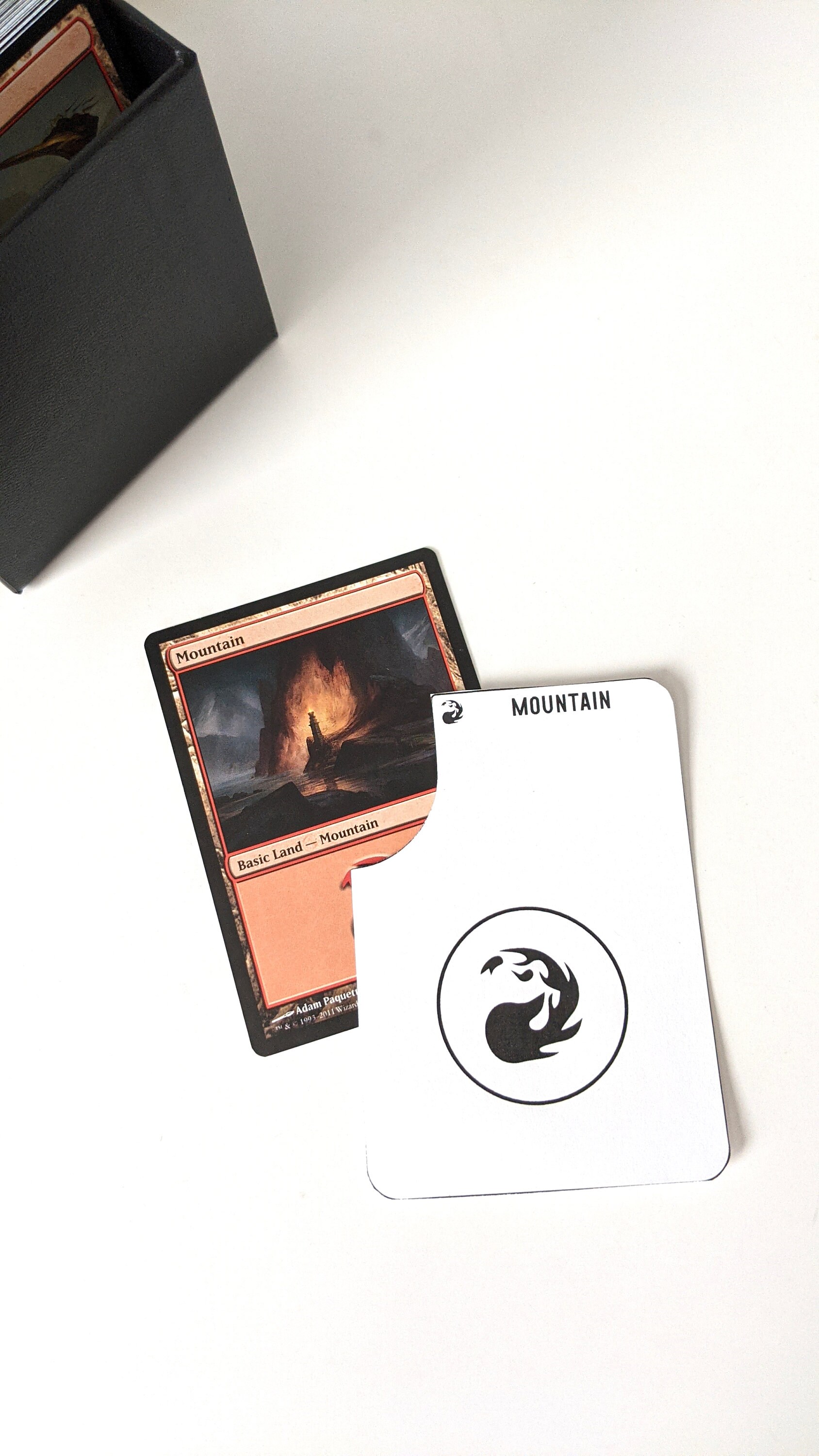 Notched MTG Card Divider Printable Vertical Card Divider US | Etsy