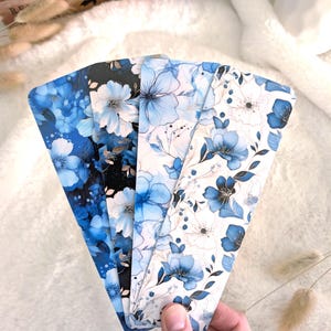 Winter Floral Bookmark Set - Cute Bookmark - Book Gift