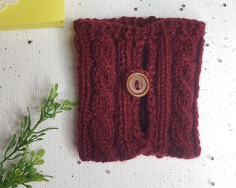 Bordo sweater mug Funny cup cozy Christmas Decor sweater cup braid Knitting Crochet Mug Coffee Gift Christmas crochet mug cozy color choice