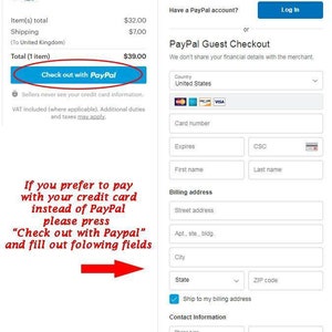 Peut inclure: Une capture d'&eacute;cran d'une page de paiement PayPal. La page affiche le montant total d&ucirc;, un bouton pour payer avec PayPal et une option pour payer avec une carte de cr&eacute;dit &agrave; la place. L'option carte de cr&eacute;dit comprend des champs pour saisir les informations de la carte, l'adresse de facturation et les coordonn&eacute;es.