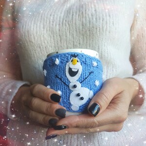 Snowman sweater mug - Chistmas gift for coffe lover
