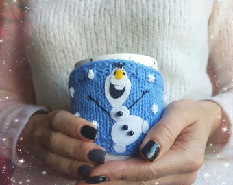 Snowman sweater mug - Chistmas gift for coffe lover