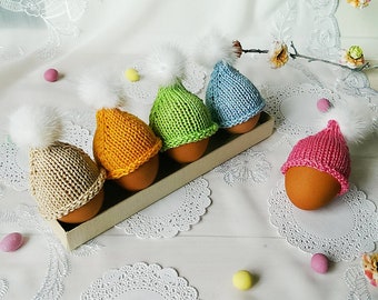 Easter hat for eggs Easter egg warmer  Easter decor Easter egg hat Egg cozy Easter egg cover Kitchen holiday decor Easter gift