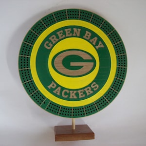 Placa de Cribbage Personalizada do Green Bay Packers