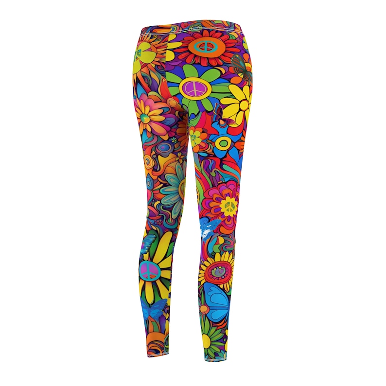 Peace of Cloth Poppies Flower Pants