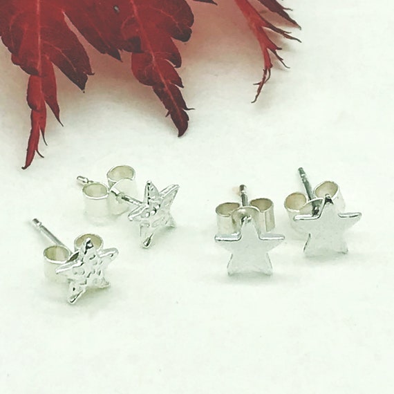Mini Star Studs, Star Jewellery, Star Earrings.