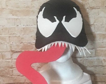 Spider Villain Hat - Venom Inspired Costume Cap - Run Costume Cap - Supervillain Costume