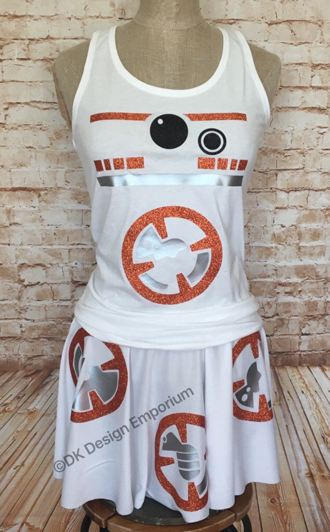 Droid Running Costume - BB-8 Inspired Running Costume - Women's Robot ...
