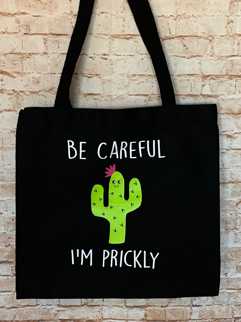 Cactus canvas bag deals