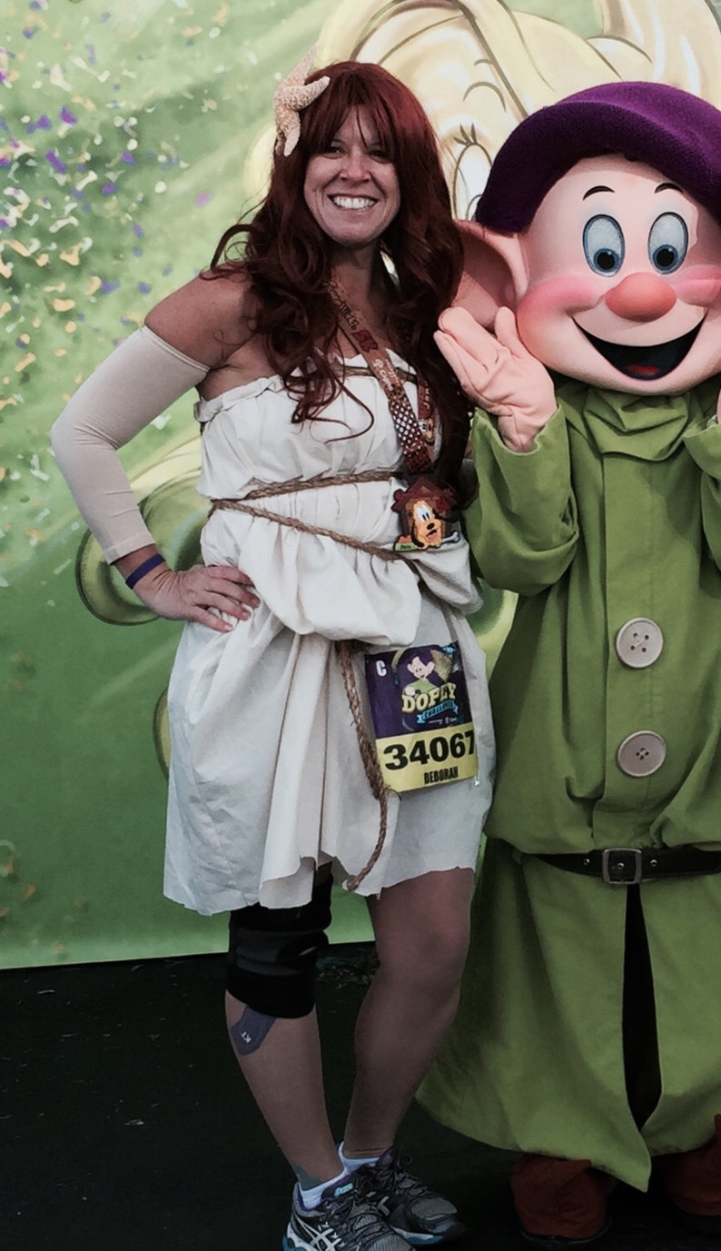 Mermaid Cosplay Women/'s Ariel Inspired Running Costume Sail Dress Costume Little Mermaid New Legs Dress Mermaid Run Costumes