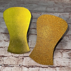 Glitter or Metallic Gold Sister Hair Comb – Anastasia Stepsister Inspired Costume Accessory – Lightweight Princess or Run Costume Hair Piece