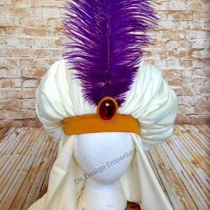 Arabian Prince Turban - Prince Ali Inspired Hat - Aladdin Inspired Cosplay - Costume Turban - Arabian Prince Running Costume Hat