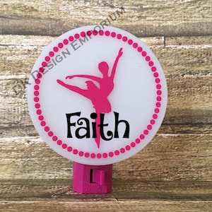 Personalized Ballerina Night Light - Kid Nightlight - Ballet Dancer Light - Bathroom Light - Little Girl Gift - Dancer - Dancing Gift