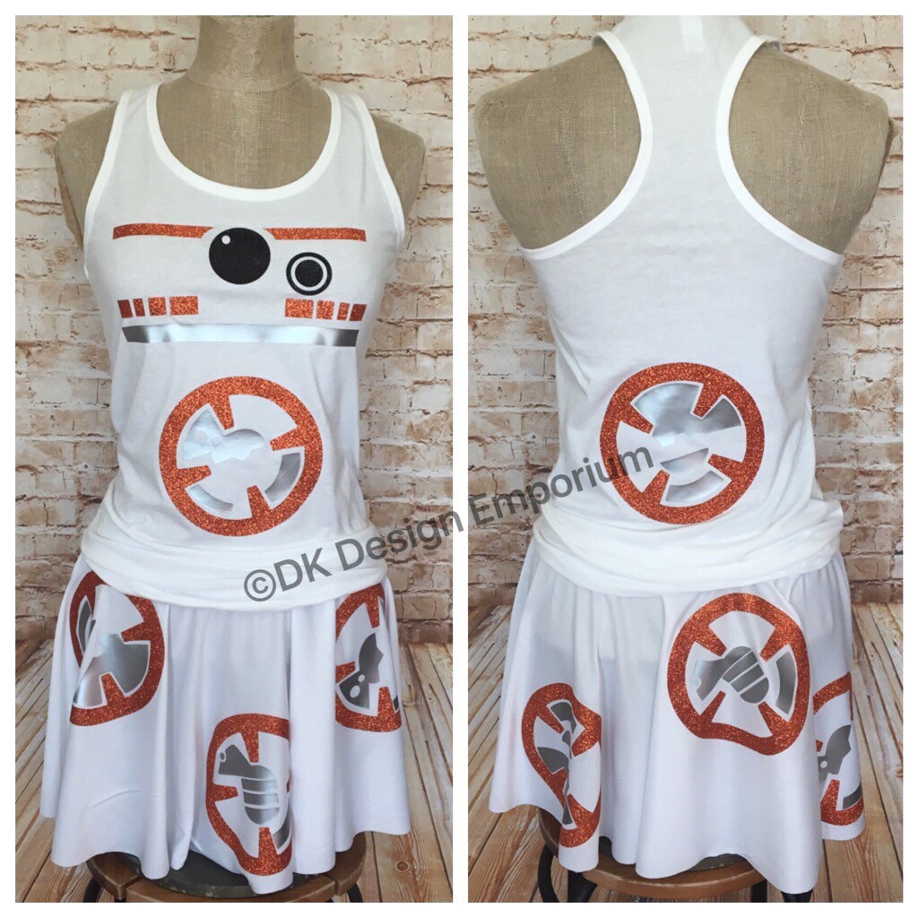 Droid Running Costume - BB-8 Inspired Running Costume - Women's Robot ...