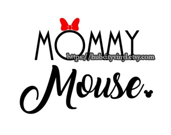 Disney Mouse rodzina Vinyl DIY żelazko na