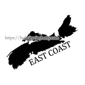 Nova Scotia - East Coast - Vinyl Decal