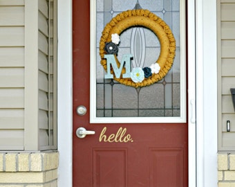 hello. Decal