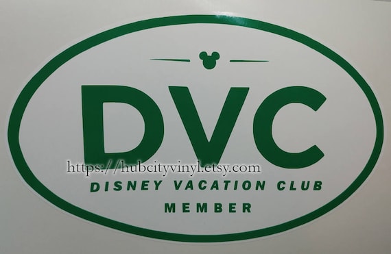 Disney Vacation Club DVC Vinyl Decal - Etsy