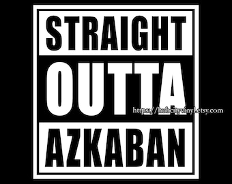 Straight Outta Azkaban DIY IRON ON