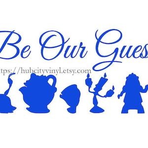Disney Be Our Guest Vinyl Decal