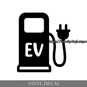 EV Charger Vinyl Decal
