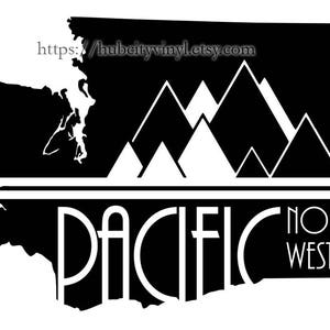 Pacific North West Vinyl Decal
