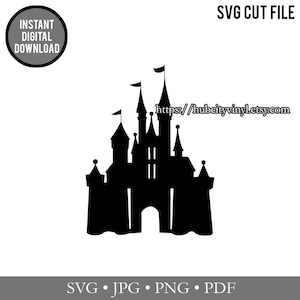 SVG - fichier de coupe - téléchargement immédiat - WDWCastle (.svg, .jpg, .png, .pdf) - pour Silhouette, Cricut et plus encore !