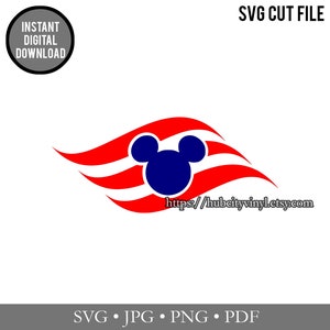 SVG - Cut File - Instant Download - DCL Logo (.svg, .jpg, .png, .pdf) - for Silhouette, Cricut, and more!
