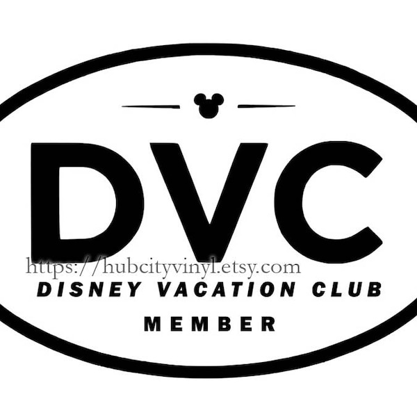 Disney Vacation Club DVC Vinyl Decal