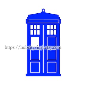 Tardis Vinyl Decal