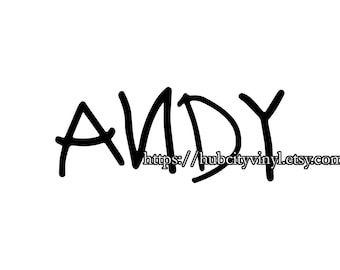 Disney Toy Story Andy Vinyl DIY IRON ON