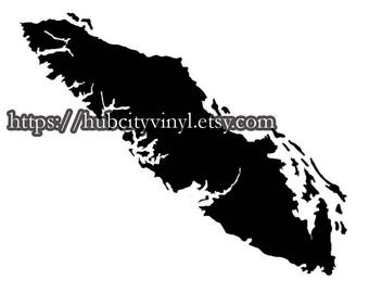 Vancouver Island Vinyl Decal