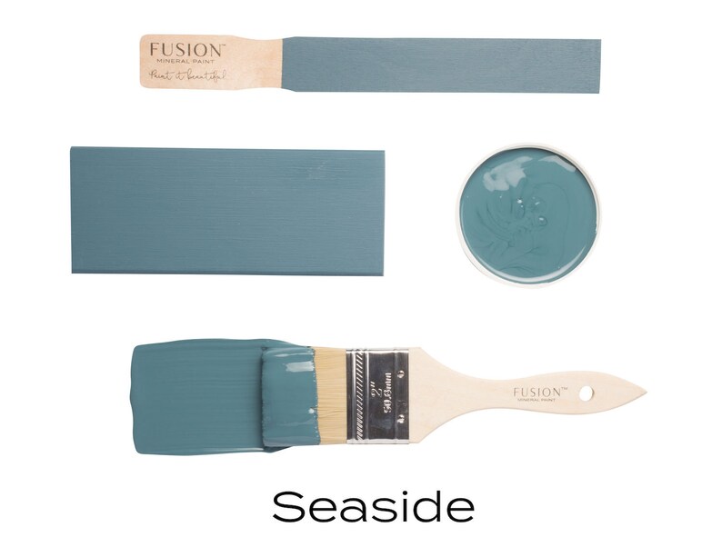 Seaside Fusion Mineral Paint All in One No Topcoat Needed Etsy