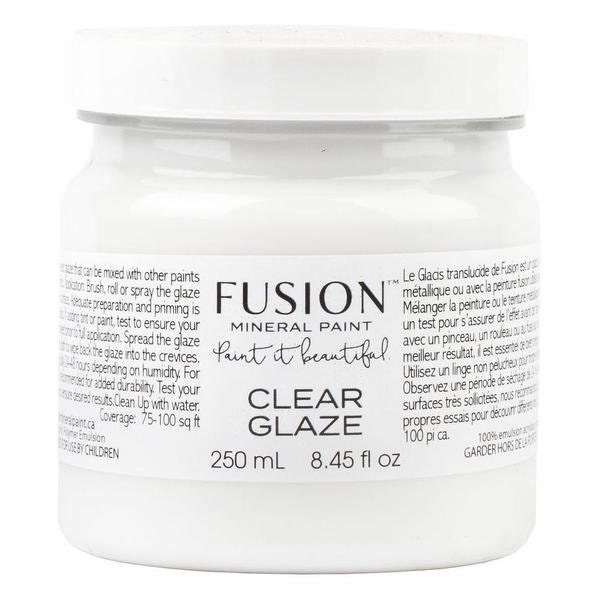 Fusion Mineral Paint - Glaze Clear & Antiquing - Same Day shipping - Beautifully Reimagined