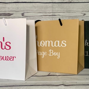 Personalised Luxury Gift Bag for all Occasions, Keepsake Bag, Weddings, Birthday, Christmas, Baby Shower, Bottle Bag