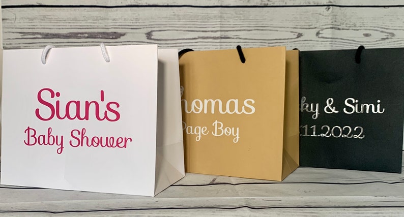 Personalised Luxury Gift Bag for all Occasions, Keepsake Bag, Weddings, Birthday, Christmas, Baby Shower, Bottle Bag