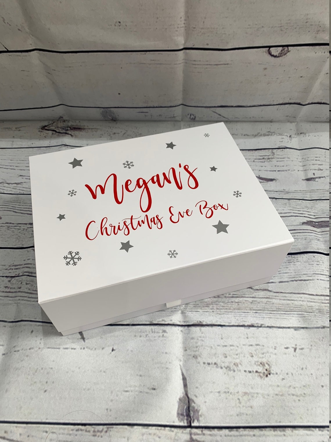 Personalised christmas eve box fillers with bag christmas Personalised Christmas Eve Box with or without Fillers | Etsy