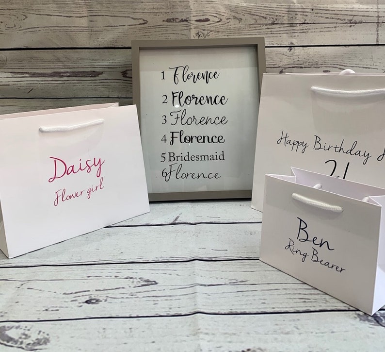 Personalised Luxury Gift Bag for All Occasions Keepsake Bag Etsy UK