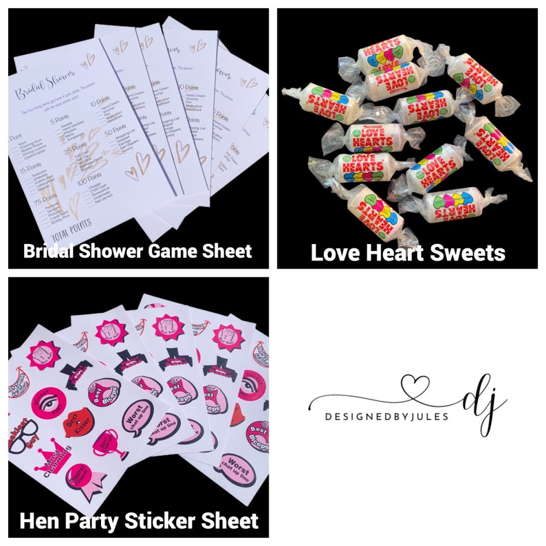 Hen Party Pre Filled Gift Bags Personalised Create Your Etsy