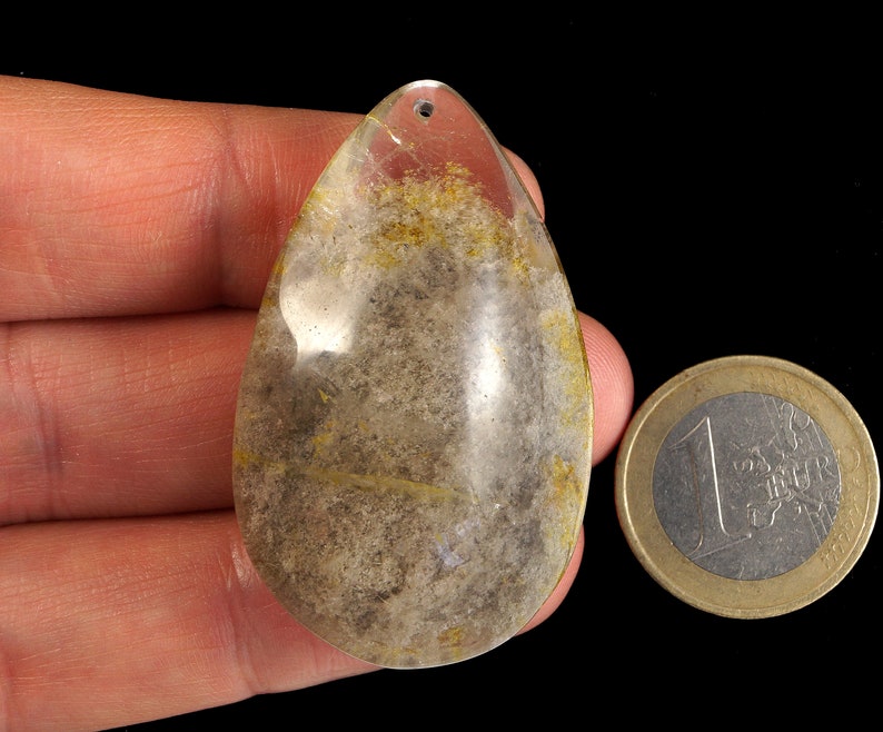 phantom quartz pendant stone Beautiful EA222