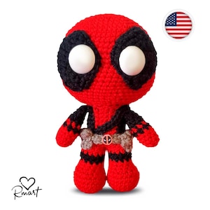 Deadpool // PDF Crochet Pattern English // Amigurumi
