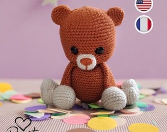 Easy BEAR pdf crochet pattern// Amigurumi