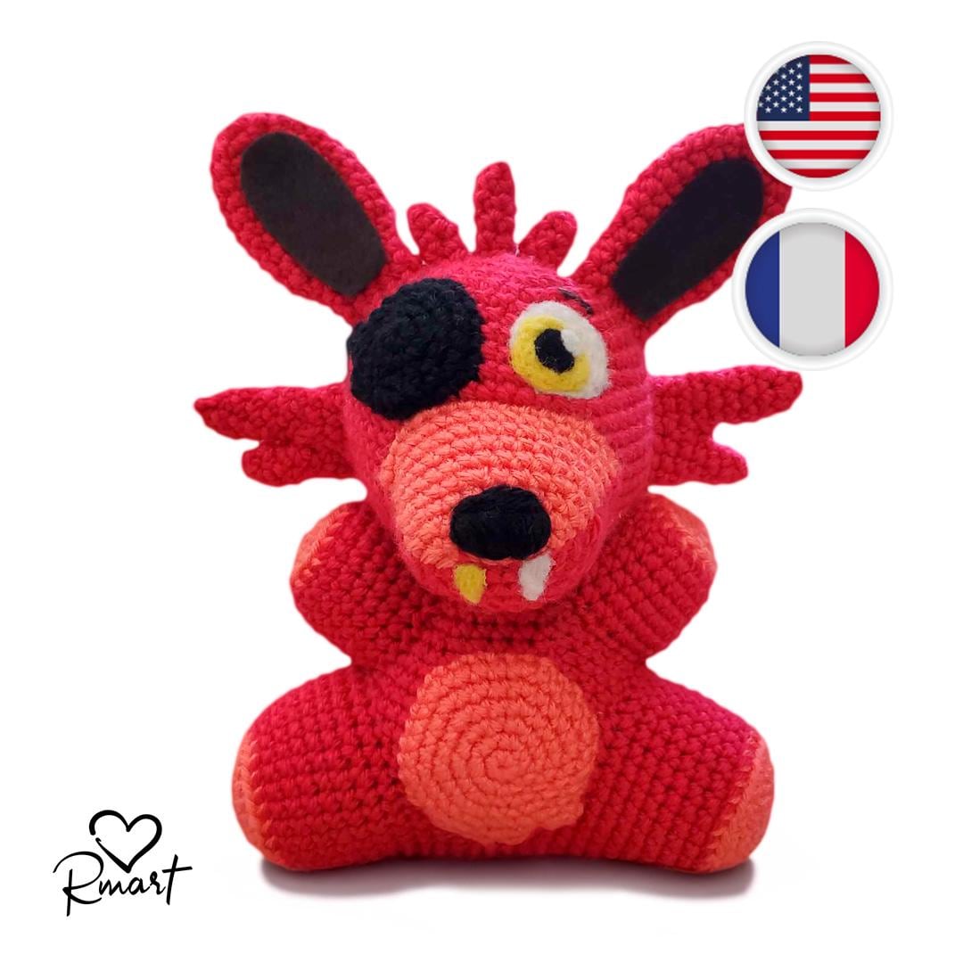 Foxy FNAF // PDF Crochet Pattern // Amigurumi Five Nights at Freddy's ...