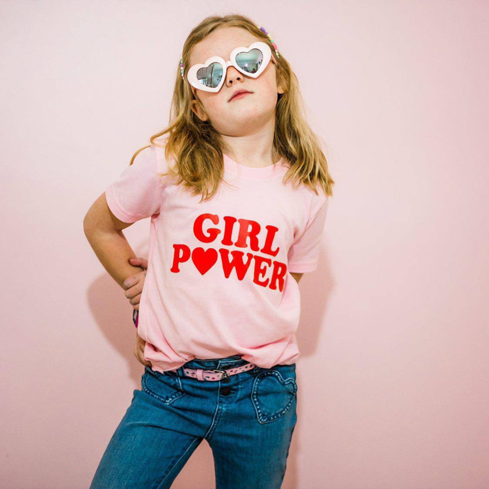 GIRL POWER Tshirt Girl Power Kids Tshirts Girl Power Shirts Etsy