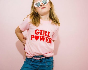 GIRL POWER Tshirt, Girl Power Kids Tshirts, Girl Power Shirts, Kids Girl Power Shirts, The Future is Female, Girl Shirts