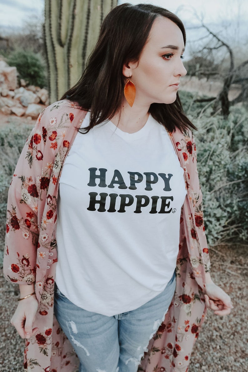 happy hippie shirt