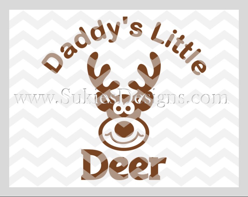 Download Daddy's Little Deer SVG DXF PNG Files for Cricut and | Etsy