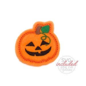 Halloween Pumpkin machine embroidery feltie file,feltie embroidery designs,halloween feltie designs,halloween appliqué designs , ITH design